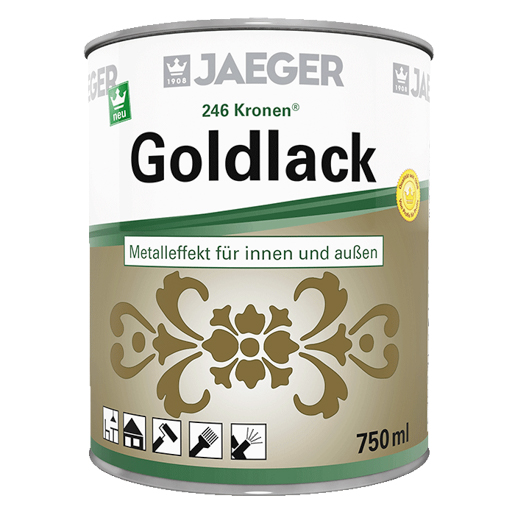 Jaeger Kronen Goldlack 0,375 lt 2460700-030 Gold